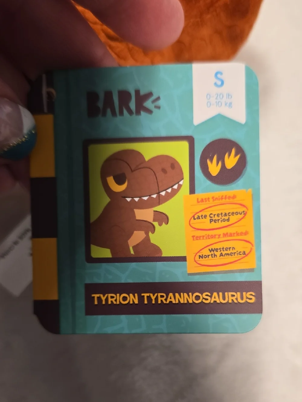 Bark soft dinosaur
